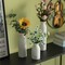 Uniquewise Contemporary White Cylinder Shaped Ceramic Table Flower Vase Holder, PK 3 QI004364.3 - alternate 7